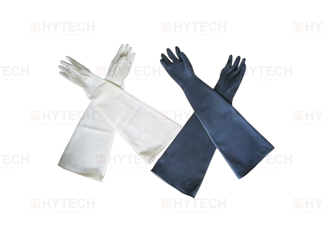 無塵手套系列 實驗箱專用超長防酸鹼手套 Hytech 華湧科技