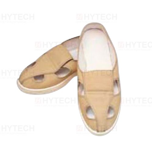 EVA卡其布四孔工作鞋，抗靜電EVA材質。