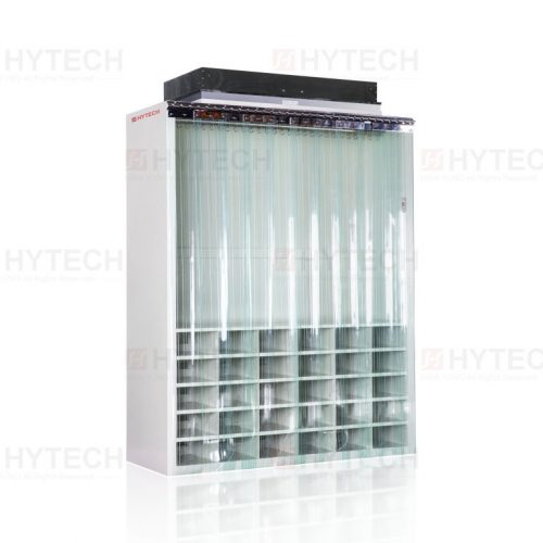 無塵衣鞋櫃，搭載高效率過濾機組FFU。