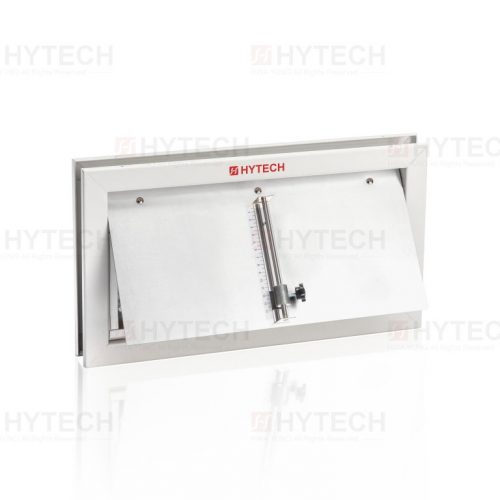 可連續地將無塵室內多餘的氣壓排出，使室內維持一穩定的壓力狀態。附氣壓調整裝置，方便調整室內區域的壓力值。款式一